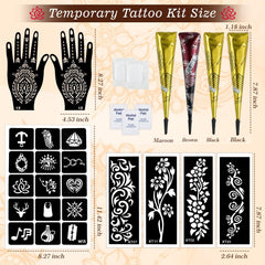 ZPTYCHZ encre tatouage brun bouteille couleur chaude durable