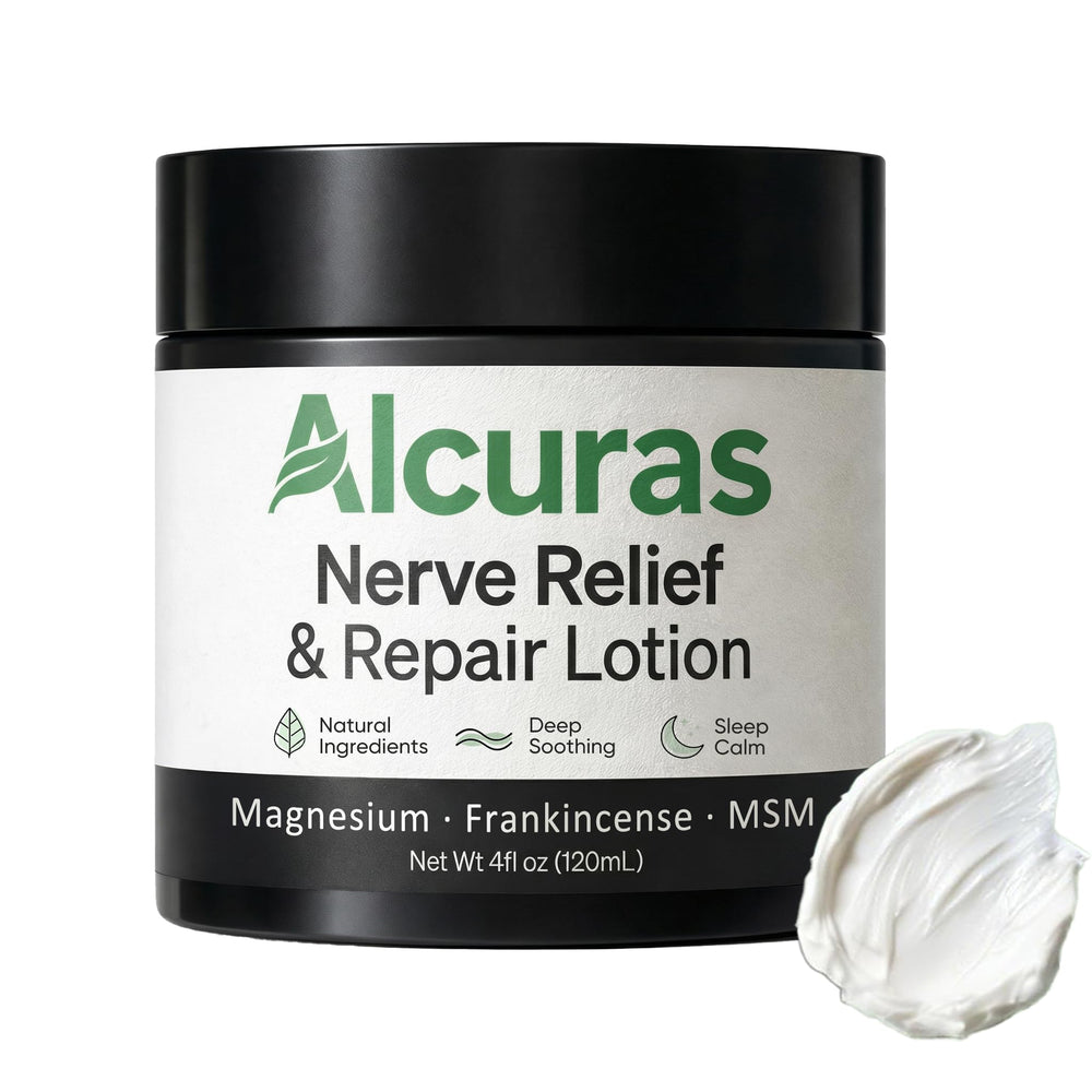 ZRRTXV Alcuras Crème nerf mains-pieds, favorise détente et confort quotidiens.