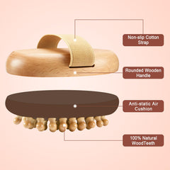 Brosse Meridian Zrpot dos-épaule pour détente du haut du corps.