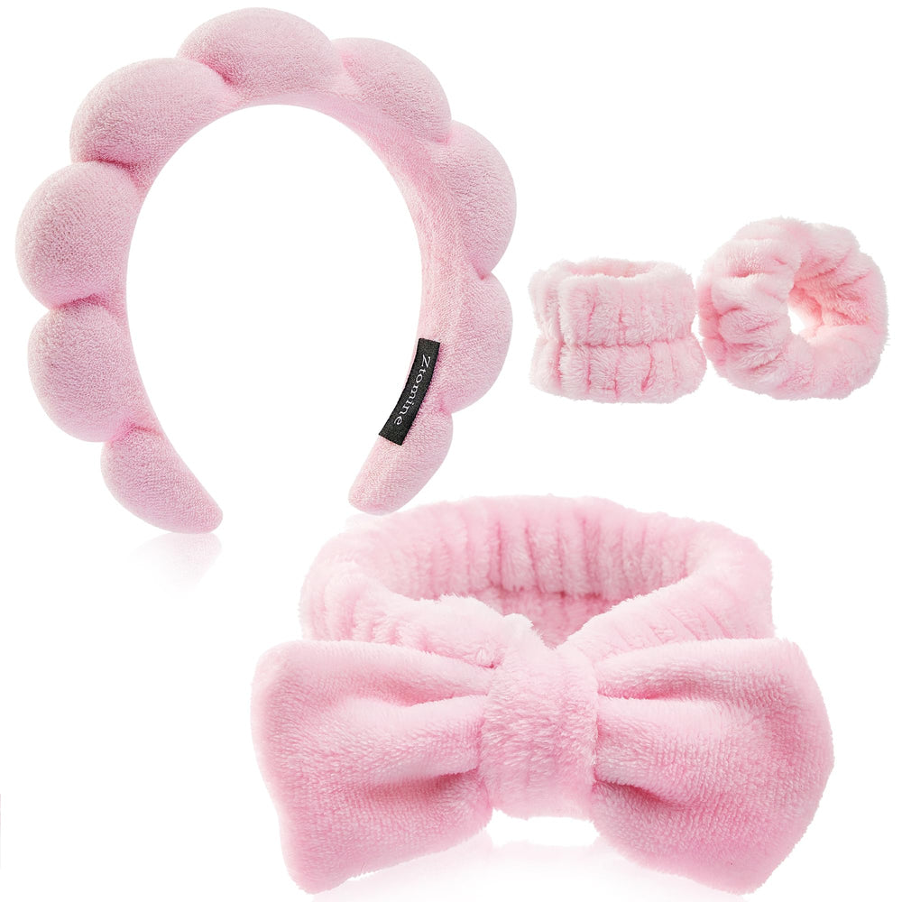 Ztomine bandeau bulle élégant pour protéger les cheveux lors du soin du visage.