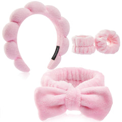 Ztomine bandeau bulle élégant pour protéger les cheveux lors du soin du visage.