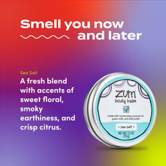 Texture crémeuse et dense du baume Zum Indigo Wild pour une hydratation durable.