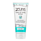 Lotion Zum Mains et Corps dans sa bouteille, hydratation douce.
