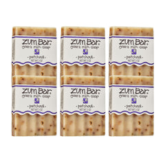 Zum patchouli savon lait chèvre barre ouverte, hydratation douce et parfum terreux.