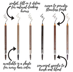 Zuzu Luxe Crème Sourcils Brun Echantillon Teinte: aperçu rapide de la teinte naturelle sur peau.