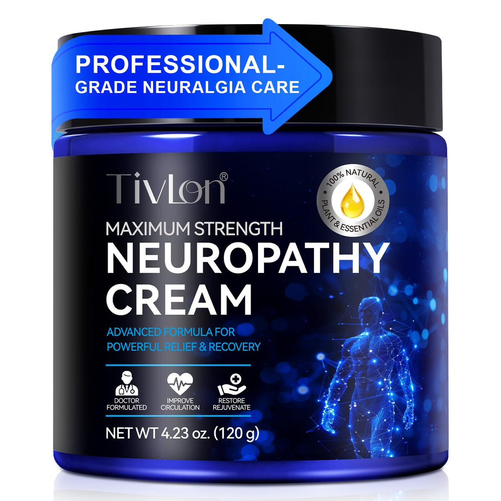 ZVHCFYQR Crème relief neuropathie – bouteille 113 g, hydratation durable.