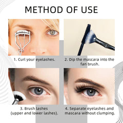 Zvrlampro brosse fan-cils-naturels, fini léger et naturel.