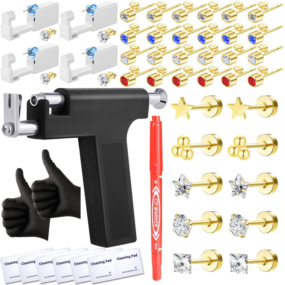 Kit Zygc percage-oreilles-professionnel, ensemble prêt à l’emploi pour un piercing précis.