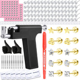 Kit Zygc professionnel pour piercing oreille, coffret pratique et organisé.