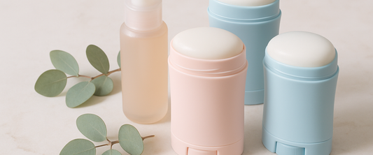 Déodorants naturels sans aluminium aux tons pastel — guide de transition