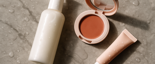 Soins minimalistes effet glazed — guide de la routine peptides et blush crème