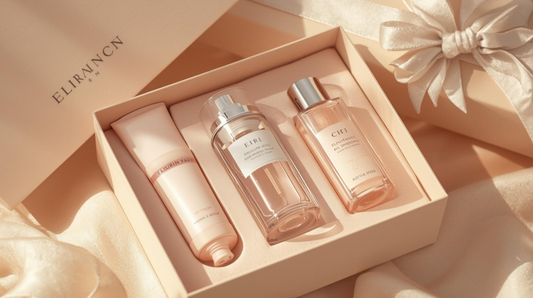 Coffret cadeau beauté élégant avec soins et parfum