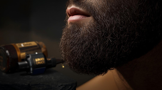 Routine soin barbe avec huile et grooming masculin