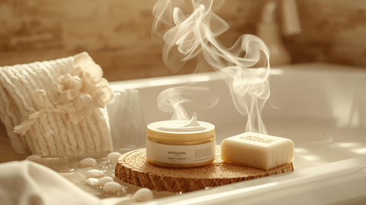 Rituel soins du corps avec gommage et bain relaxant