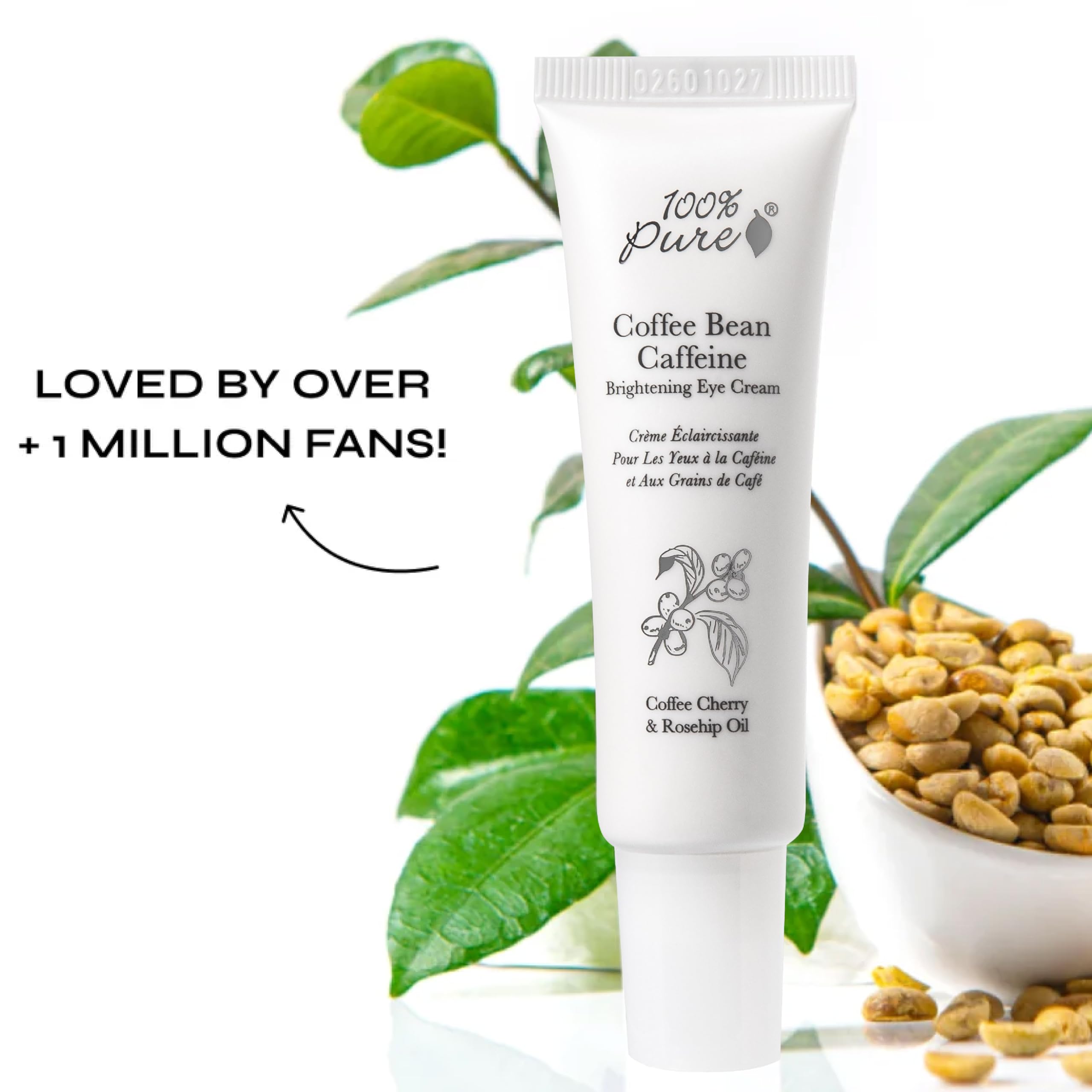 Réduction des poches autour des yeux avec 100% PURE.