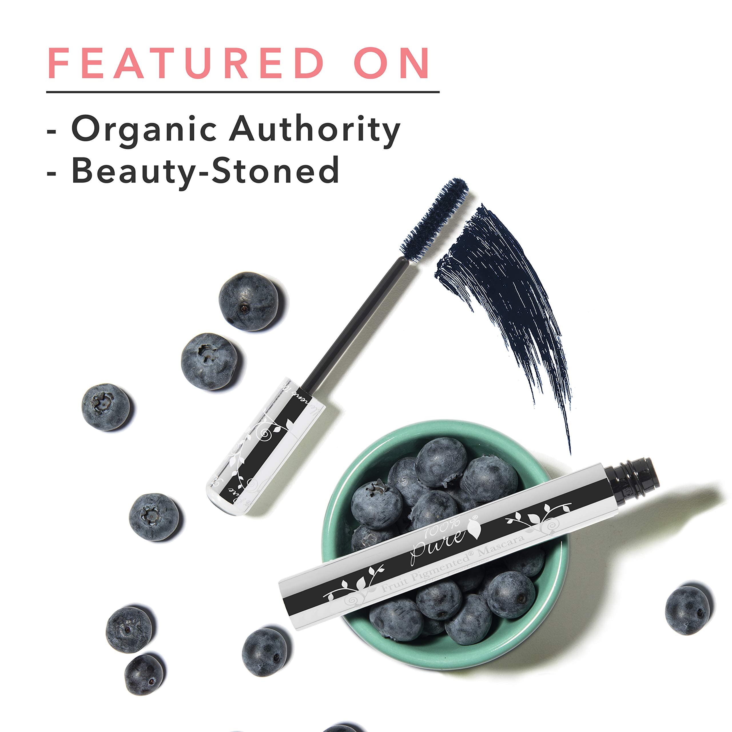 Mascara 100% PURE – antioxydants et nutriments pour un regard sain.