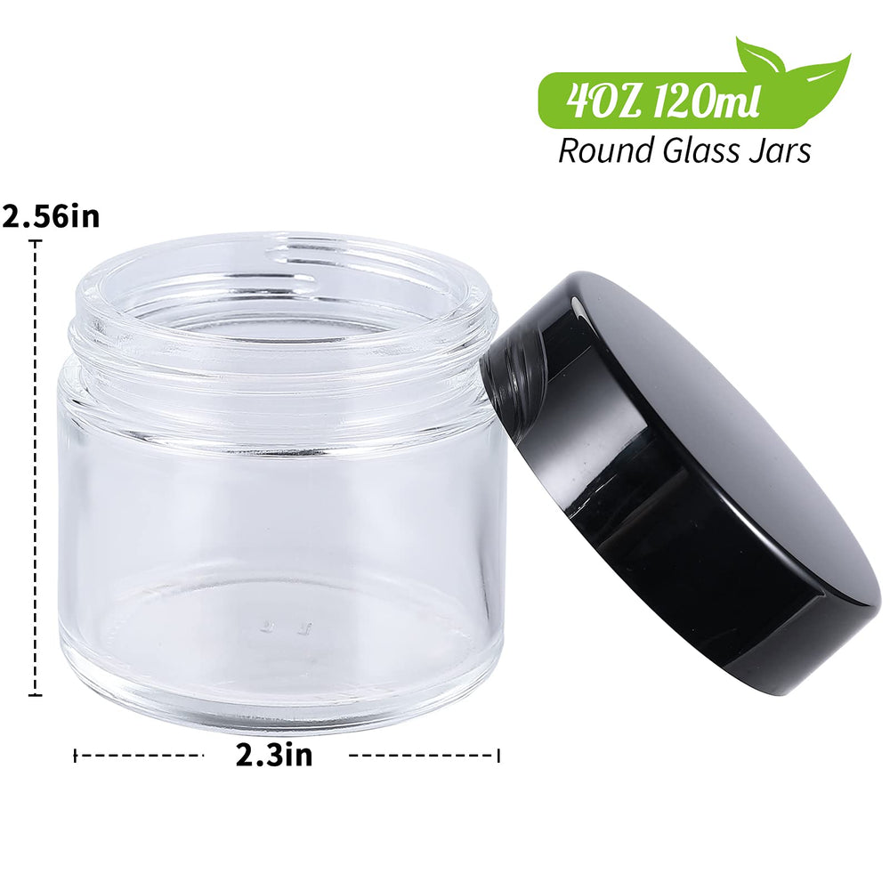 Verre clair 4 oz 11 Hoa Kinh destiné aux crèmes et lotions.