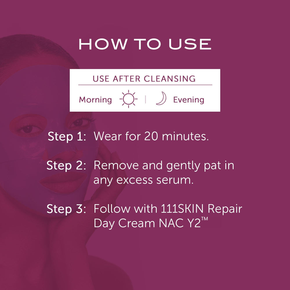 111SKIN soin avant événement prépare la peau pour une occasion spéciale.