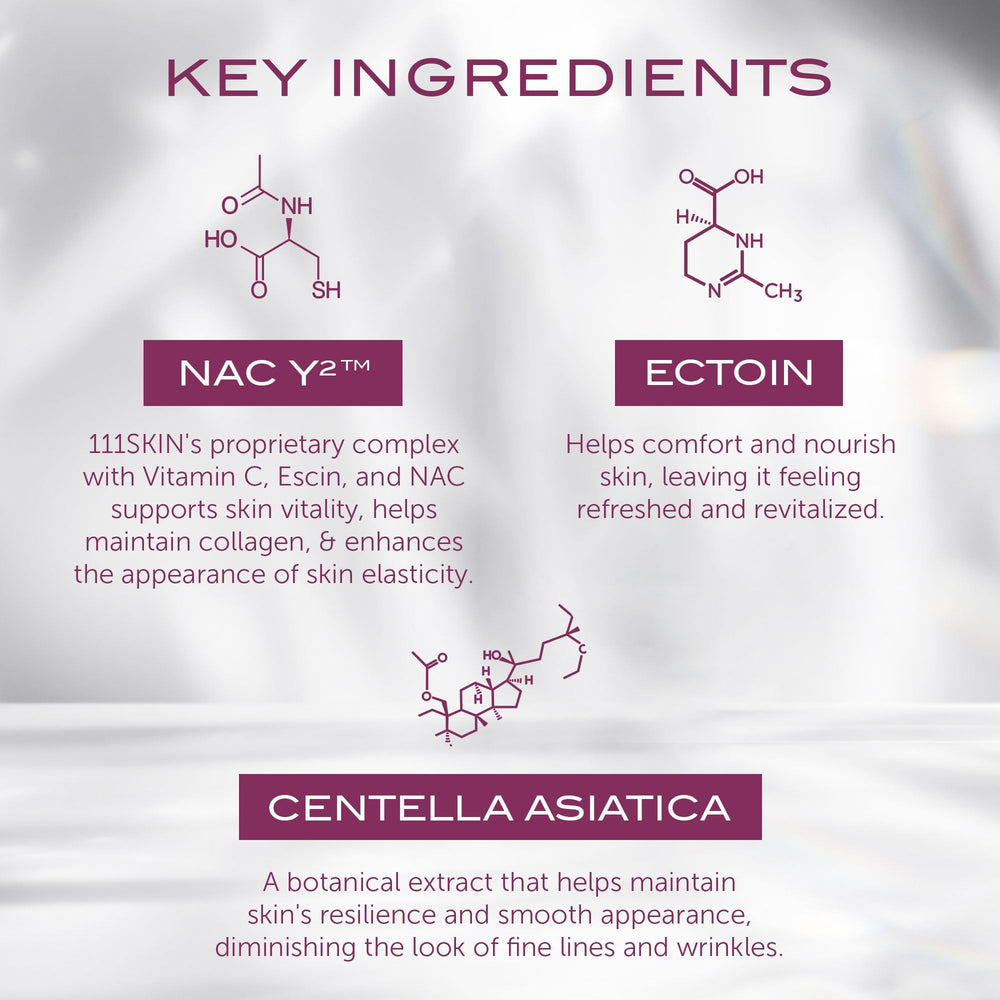 111SKIN Y Theorem masque bio-cellulose centella asiatica: apaise et renforce la barrière.
