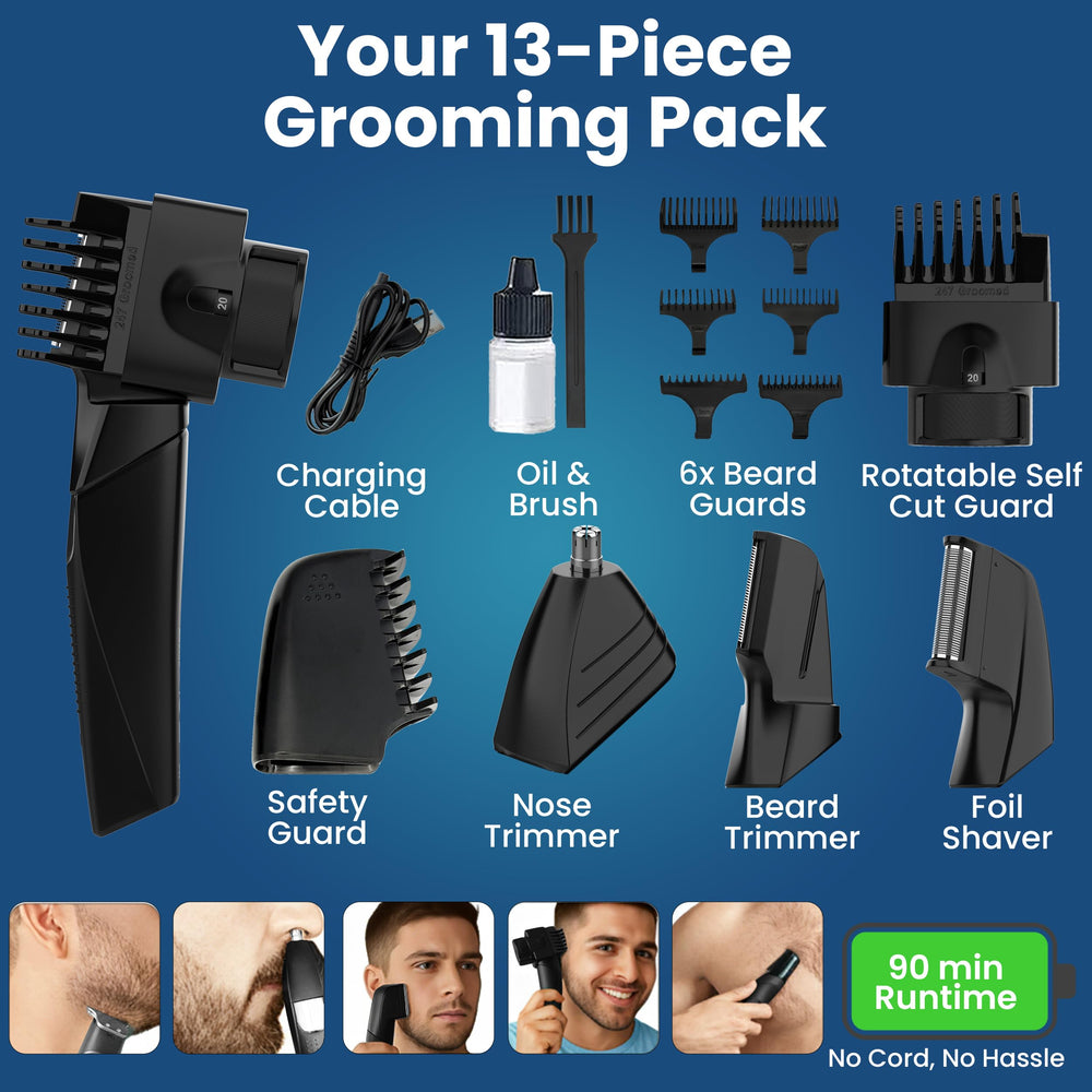 247 Groomed kit-compact-portable parfait pour voyager et gagner du temps