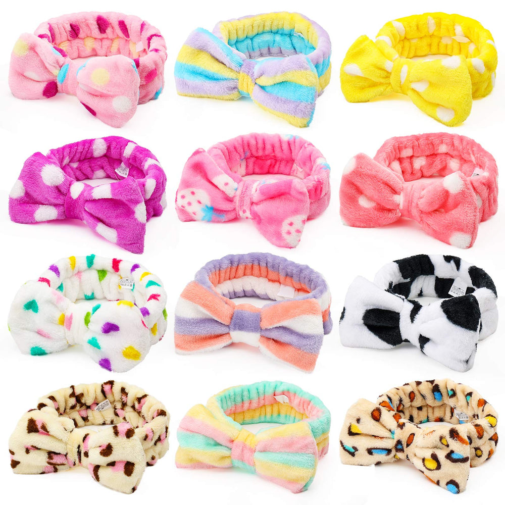 3 otters bandeau spa rayures, douceur pour le visage