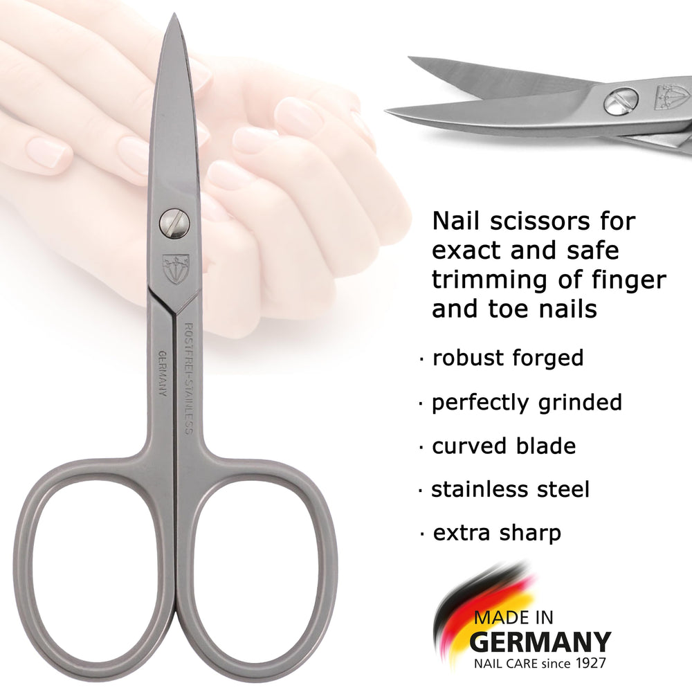 3 Swords Germany ciseaux à ongles en inox, précision nette.