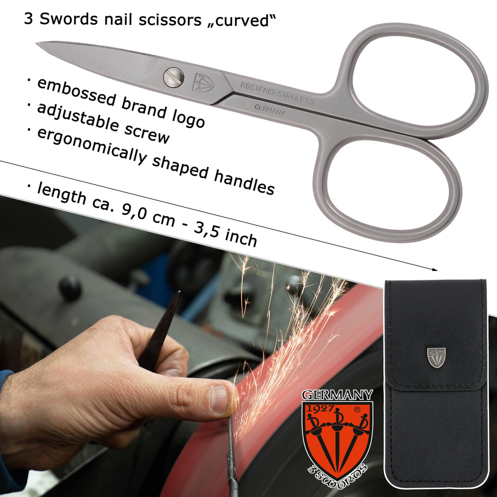 3 Swords Germany lame en inox brillante, coupe nette et durable.