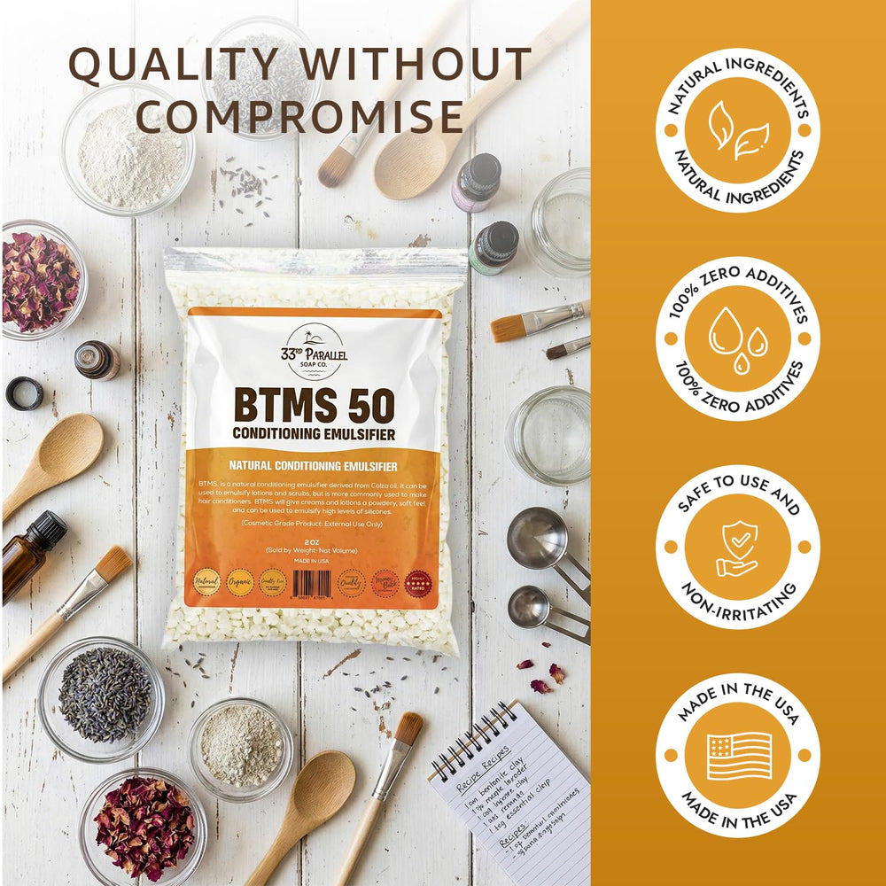 BTMS 50 de 33rd Parallel, texture crème-lotion soyeuse pour soin.