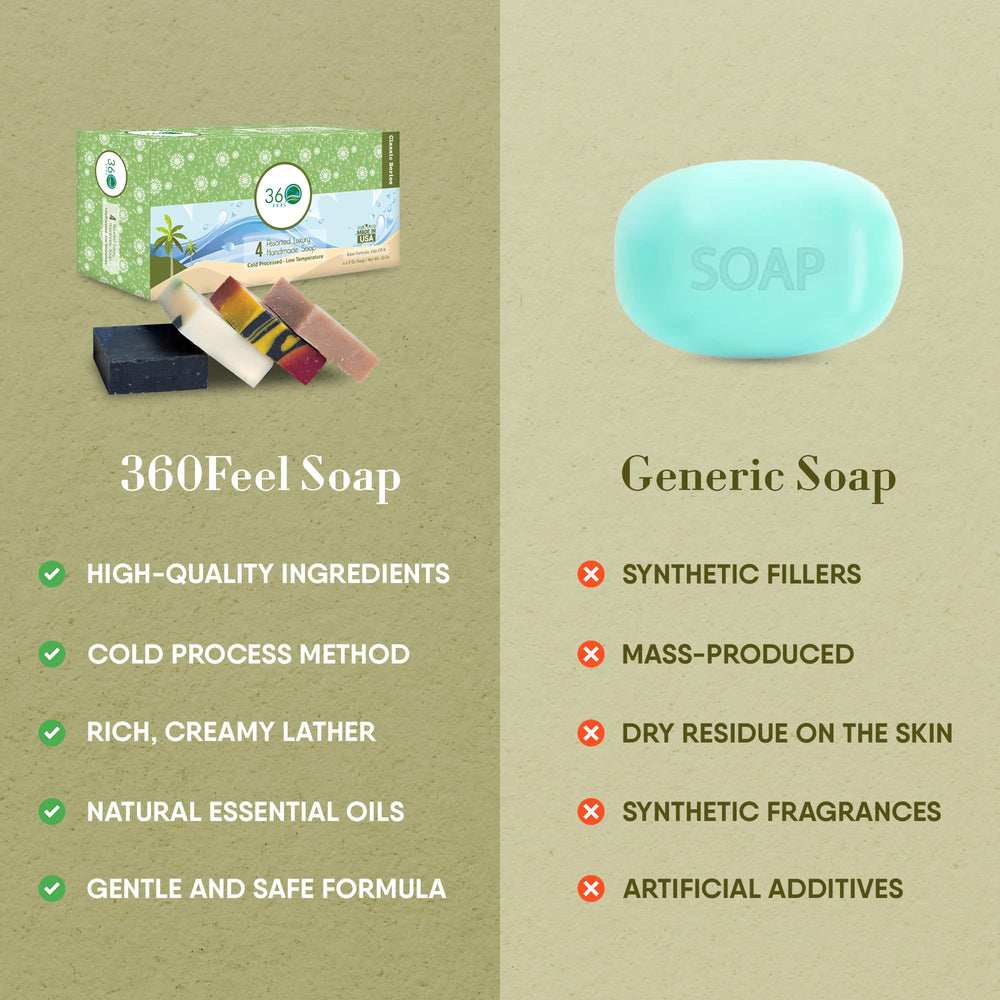 360Feel savon floral, barre parfumée pour rituel spa à domicile.