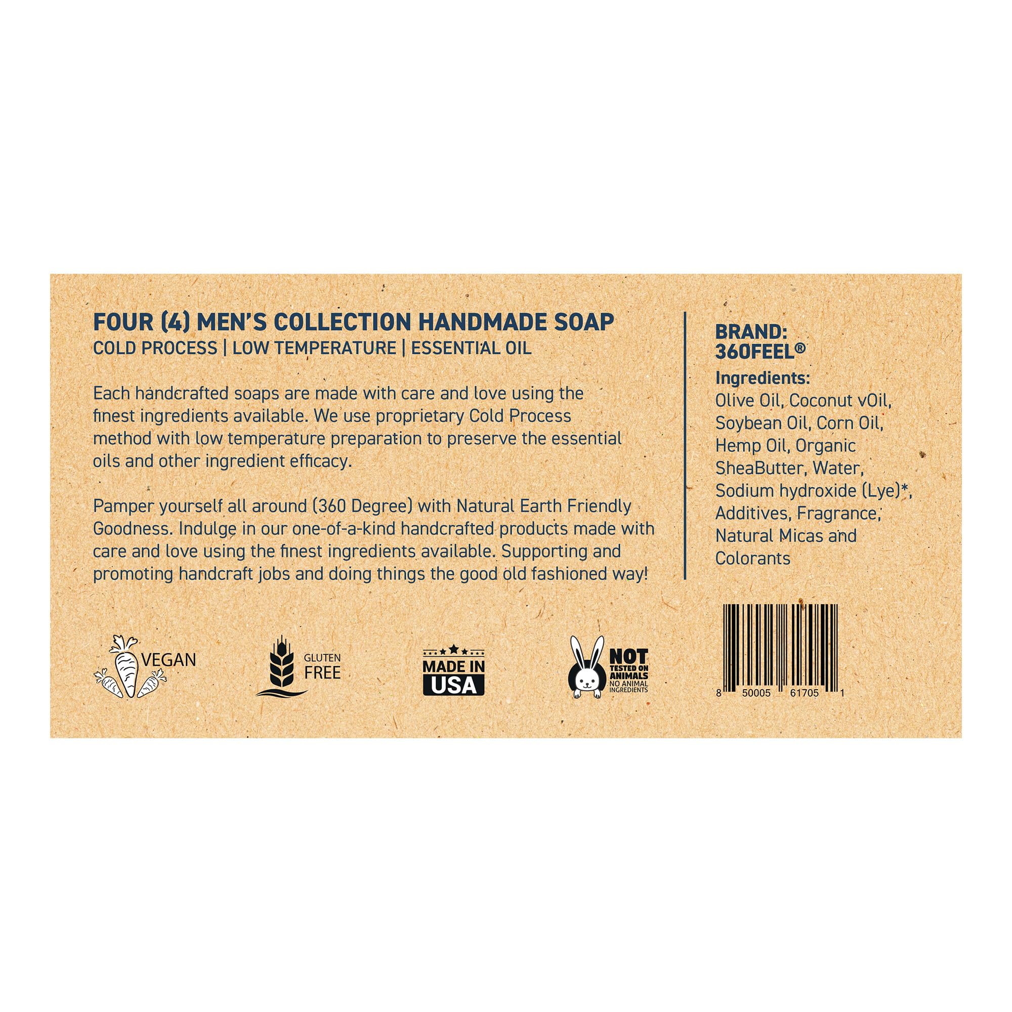 Savon 360Feel Coffret Cadeau: emballage élégant pour offrir.