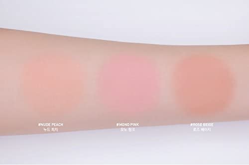 Finition naturelle Rose Mono, rendu lumineux sans effet excessif.