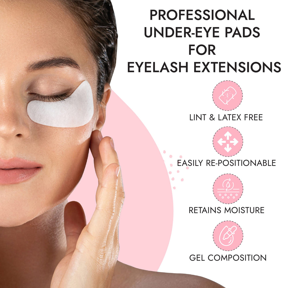 Patchs Biogel Sous‑Œil 3D Beauty; anti-glissement pour une pose rapide et précise.