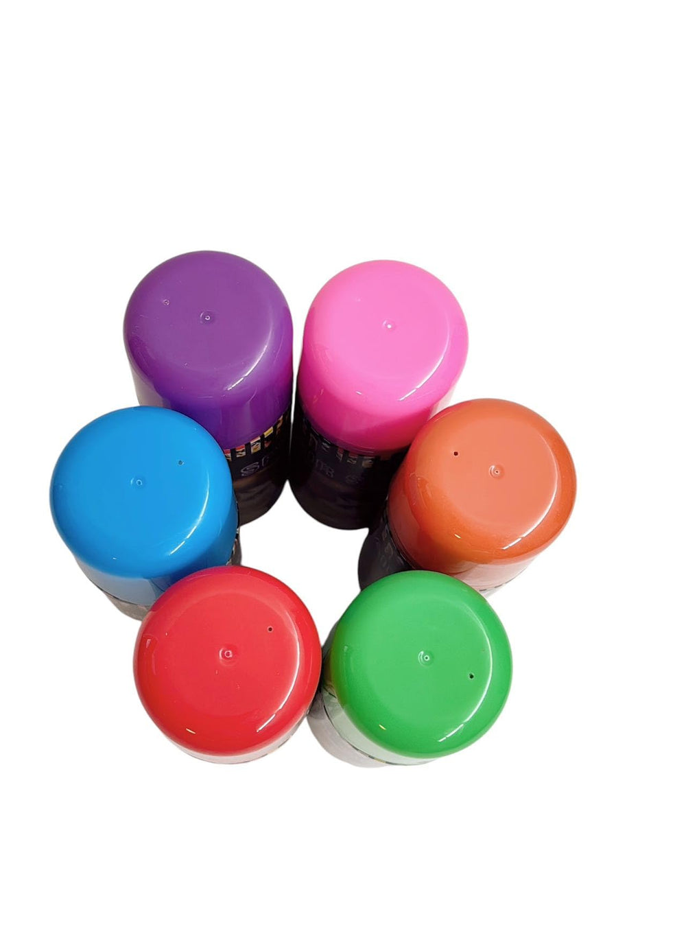 3quz pack 6 aerosols couleur cheveux temporaires, parfait pour événements en groupe