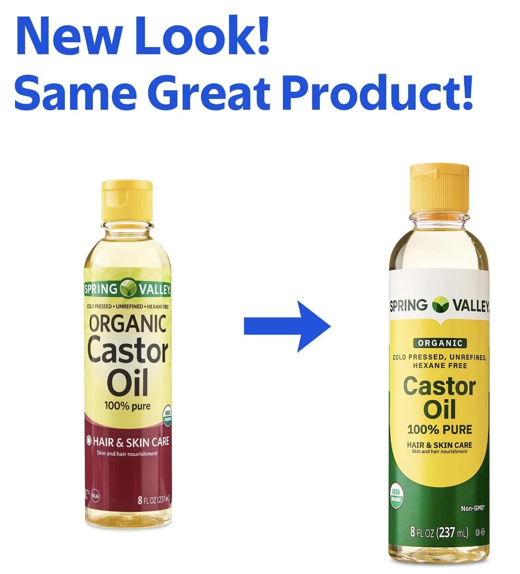 4 TOP CARE castor oil on hair strands for smoothness and hydration.