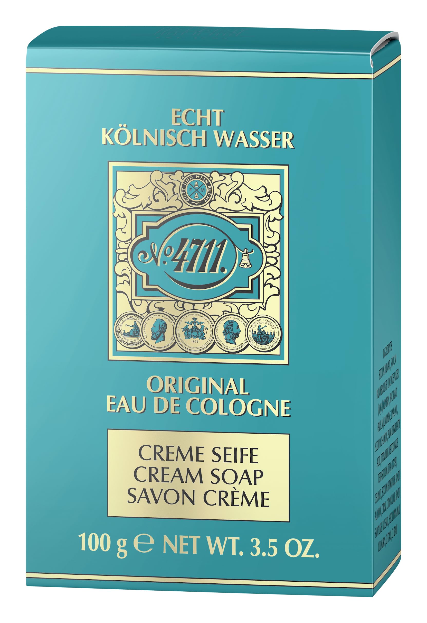 4711 Original Crème-Savon emballage élégant pour une expérience spa à domicile.