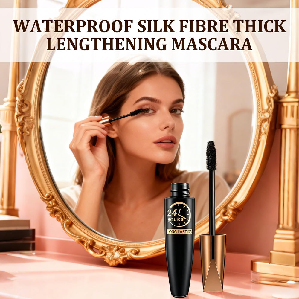 4D Silk Fiber Lash Mascara – usage quotidien sans paquets ni flocons.