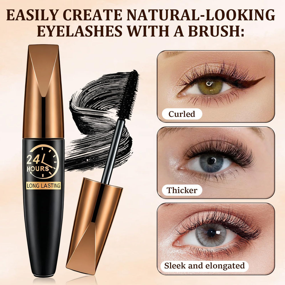 4D Silk Fiber Lash Mascara – volume intense et définition durable.