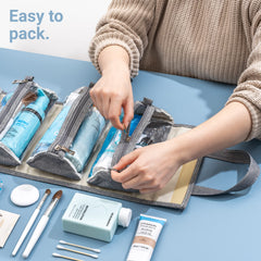 4kits qualite tissu et fermetures solides, durabilite en voyage