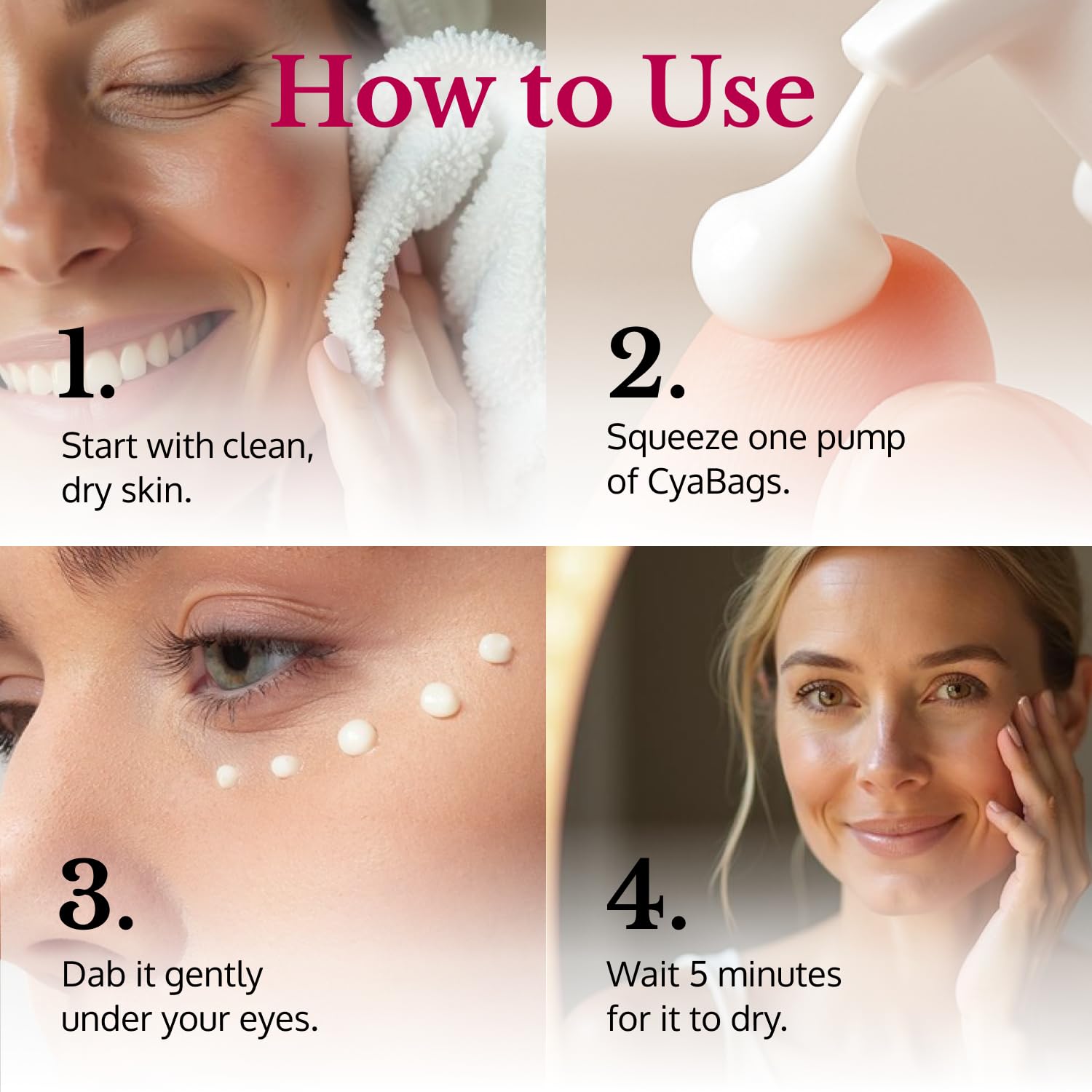 Idéal en routine matinale, peut être utilisé sous maquillage pour un regard plus frais.