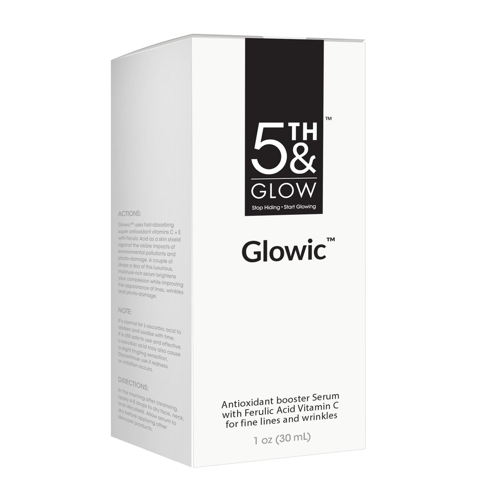 Glowic ingrédients clés – association pour lisser et protéger temporairement.