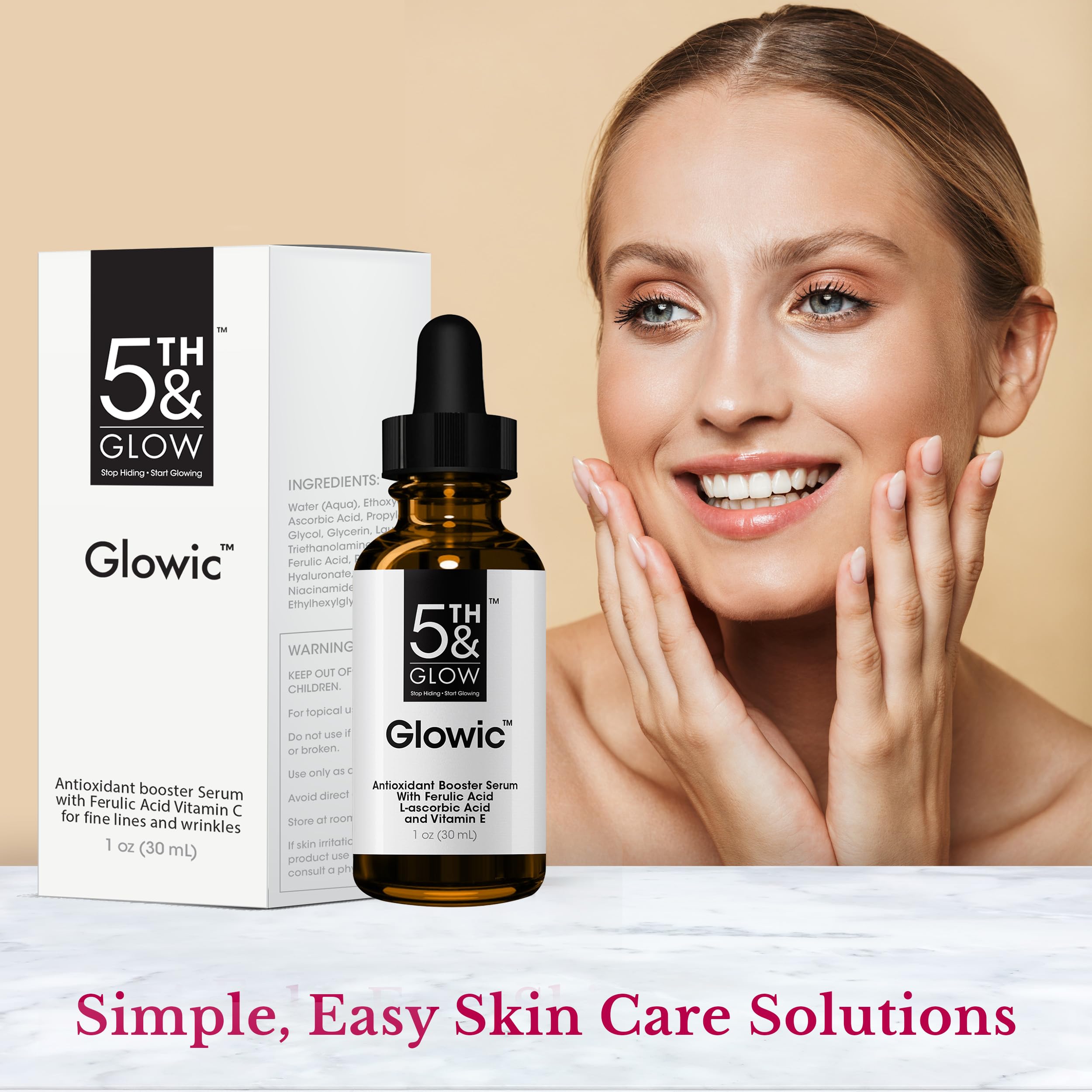 Glowic vitamine E – hydratation nourrissante et confort cutané.