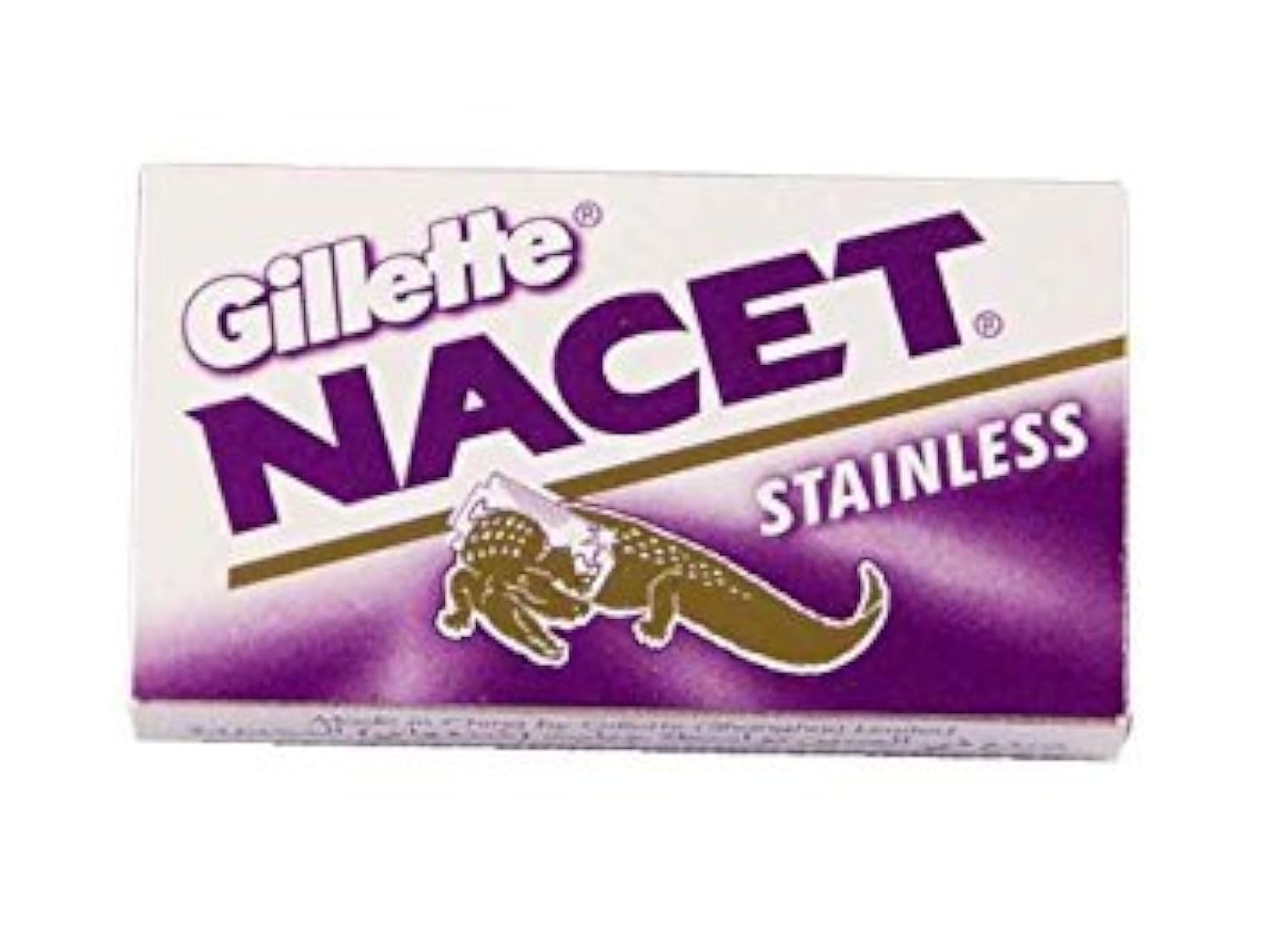 Lames NACET 7 O'Clock : emballage cire assurant une bonne conservation.