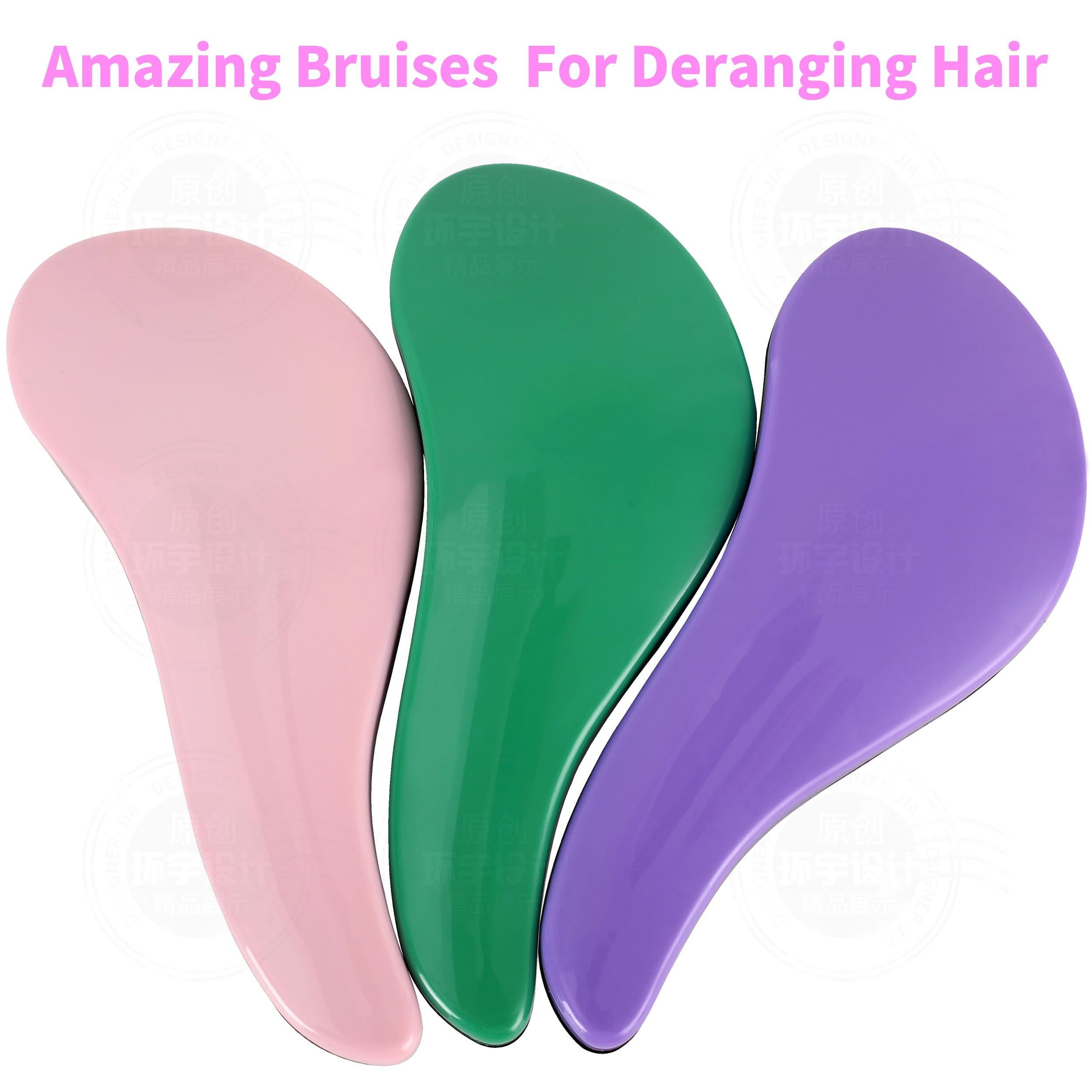 79STYLE brosse démêlante pour cheveux secs et humides, violet