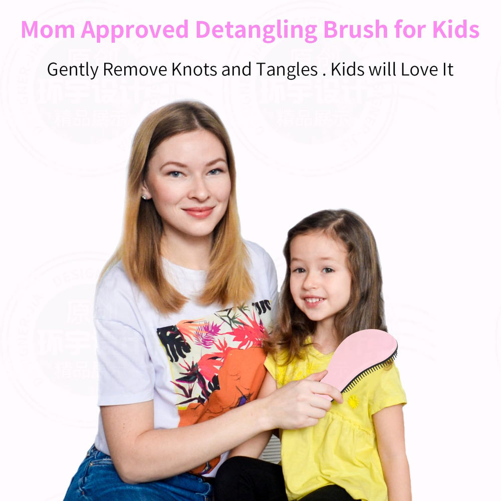 79STYLE brosse démêlante cheveux fins et longs, enfants, violet