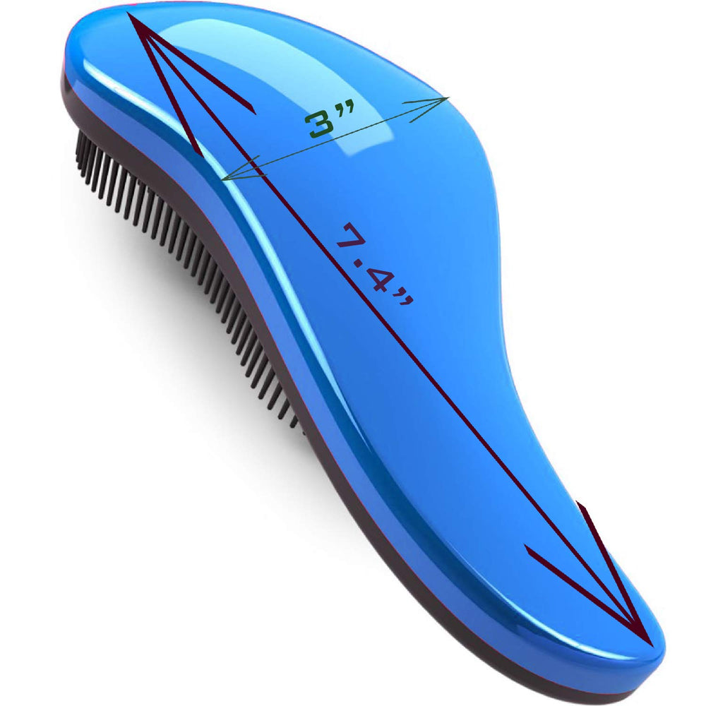 Brosse démêlante 79STYLE pour usage douche, démêlage en douceur sur cheveux mouillés.