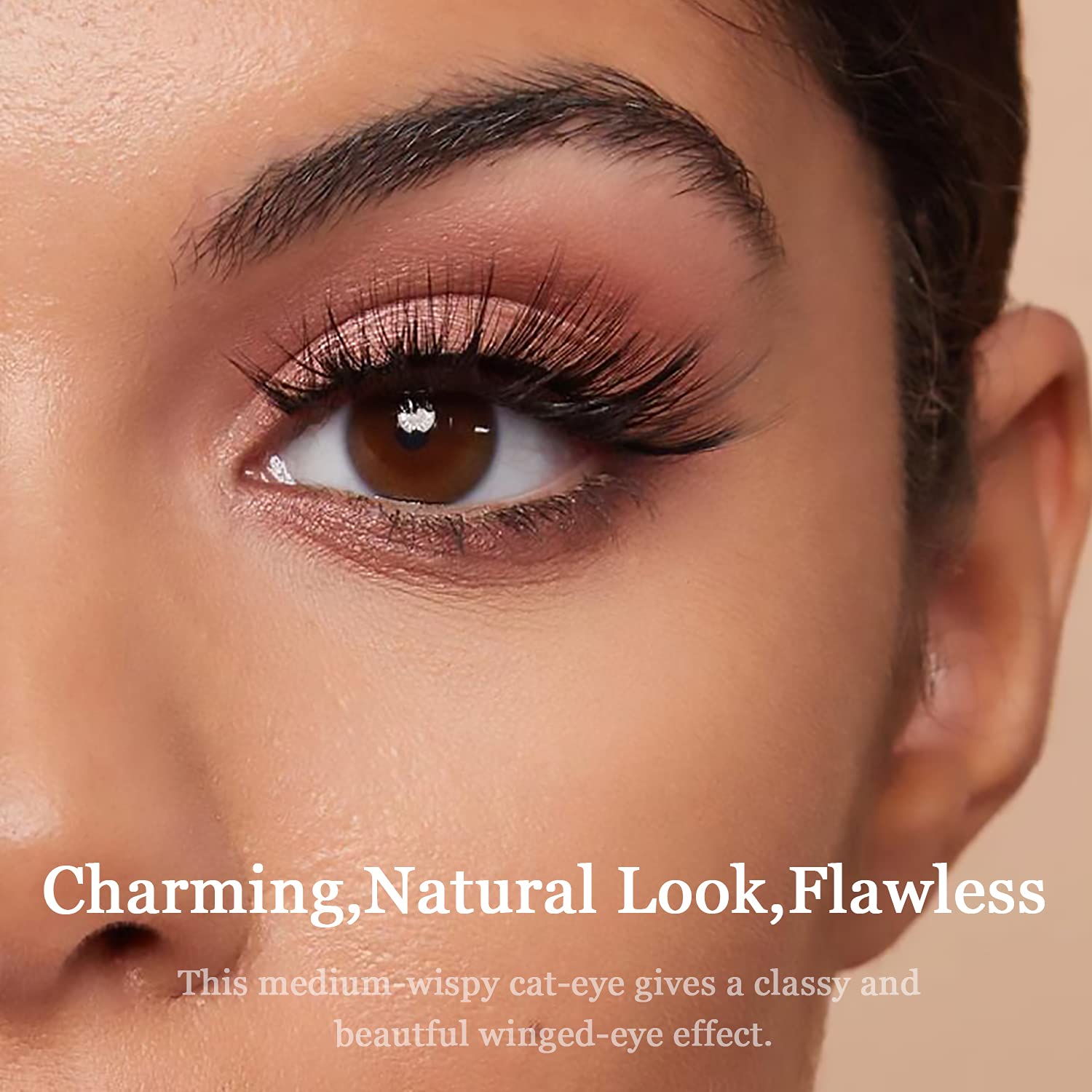 Cils 3D SevenCrown: texture légère et confort de port.