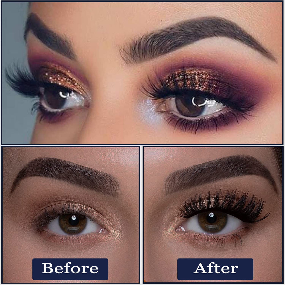 Liner étanche SevenCrown et cils magnétiques: tenue durable.
