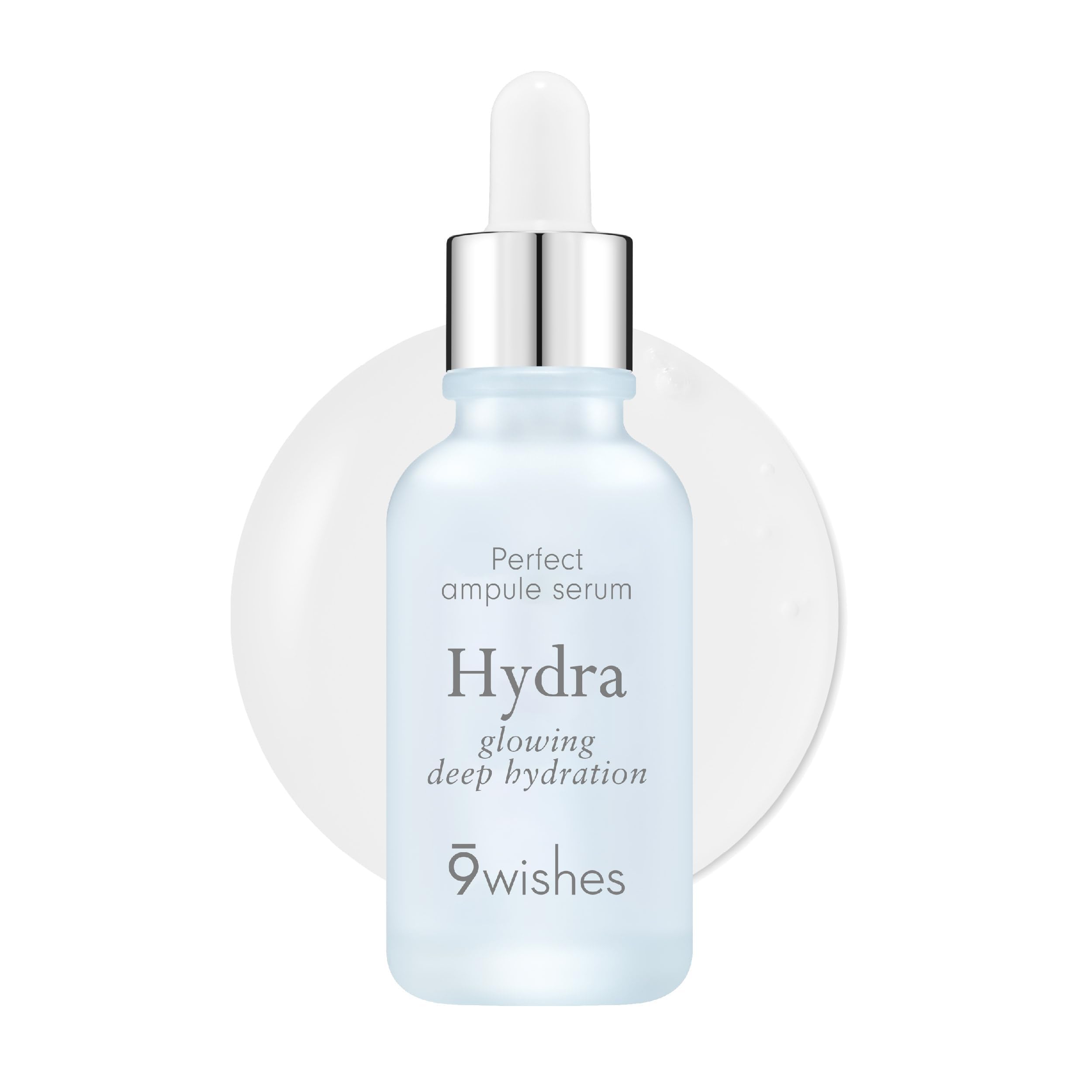 9 Wishes Hydra Ampoule II - bouteille montrant le conditionnement, hydratation durable.