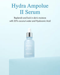 9 Wishes Hydra Ampoule II - texture du sérum révélée, sensation fraîche et douce.