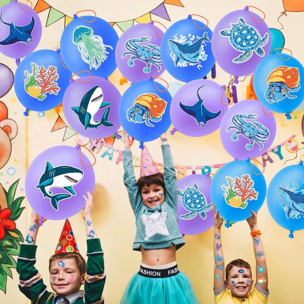 Faveurs anniversaire mer de 91BALLOONS, idées cadeaux et sacs surprise.